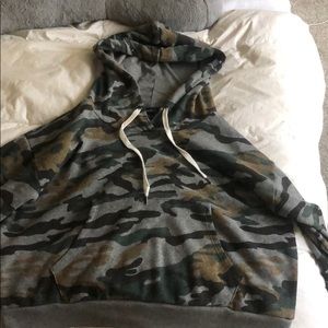 Camp cropped hoodie